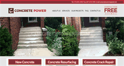 Desktop Screenshot of concretepower.net