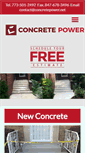 Mobile Screenshot of concretepower.net